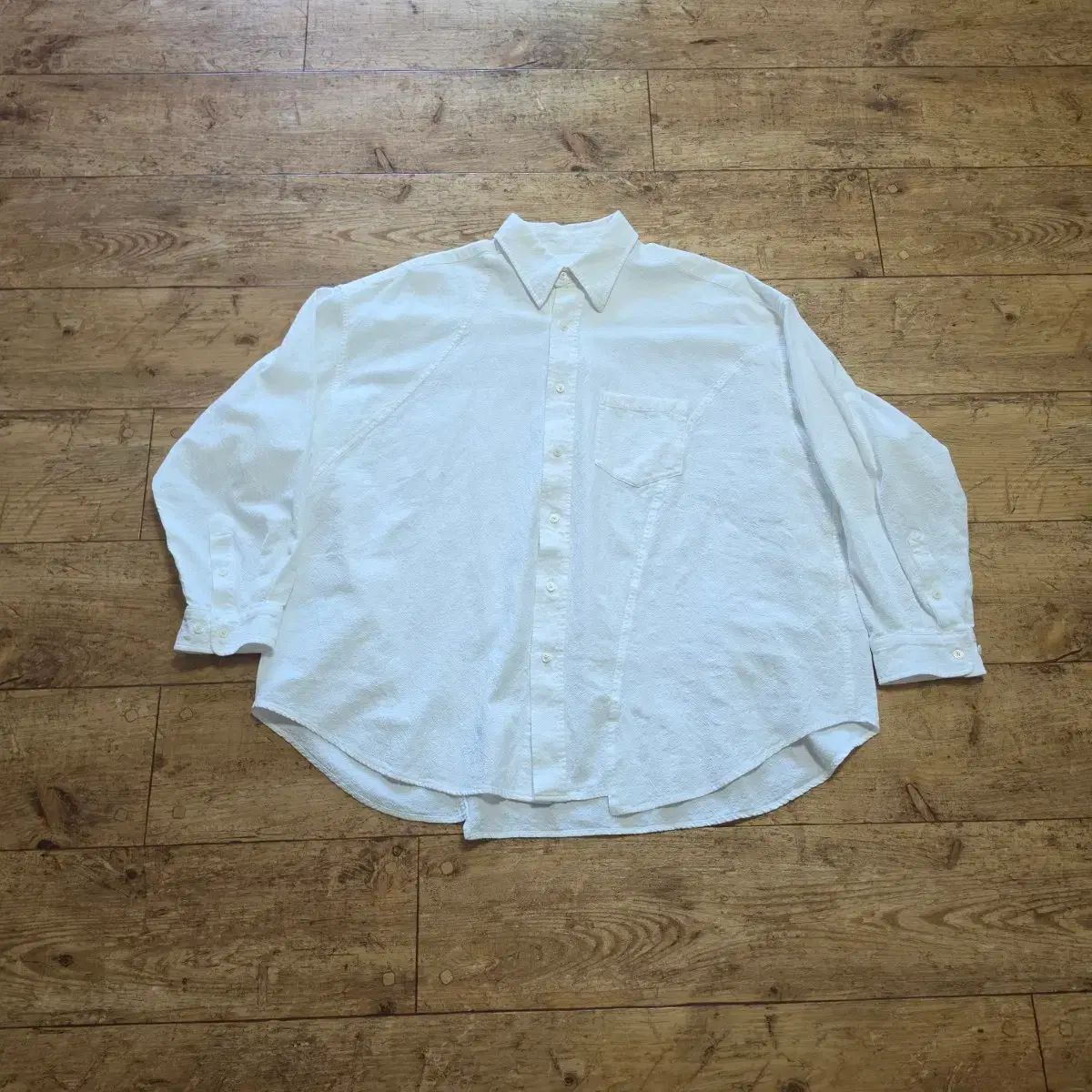 M Years ago Division Crumple Shirts オフホワイト