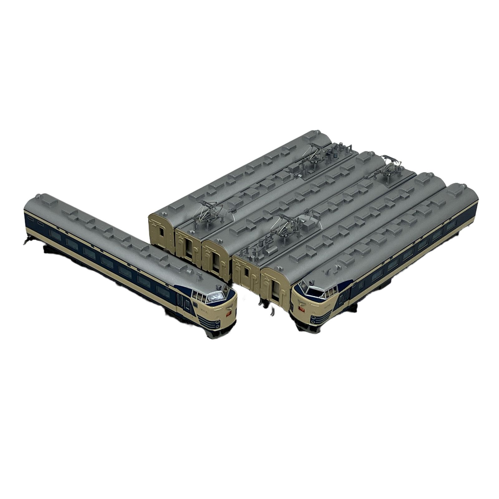 KATO 10-395 583系 7両基本セット 自作室内灯付 Nゲージ カトー 鉄道模型 中古 良好 M11278006