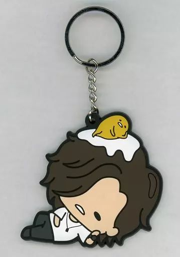 中古】雑貨 赤西仁 限定ラバーキーチェーン(ぐでたまコラボデザイン