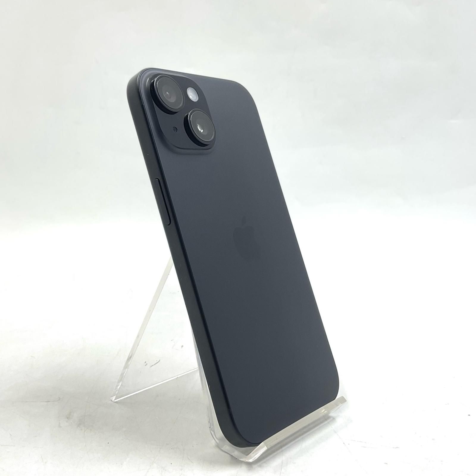 iPhone 15 128GB ブラック SIMフリー 白ロム 動作確認済 92%【全額返金保証】【最速発送】