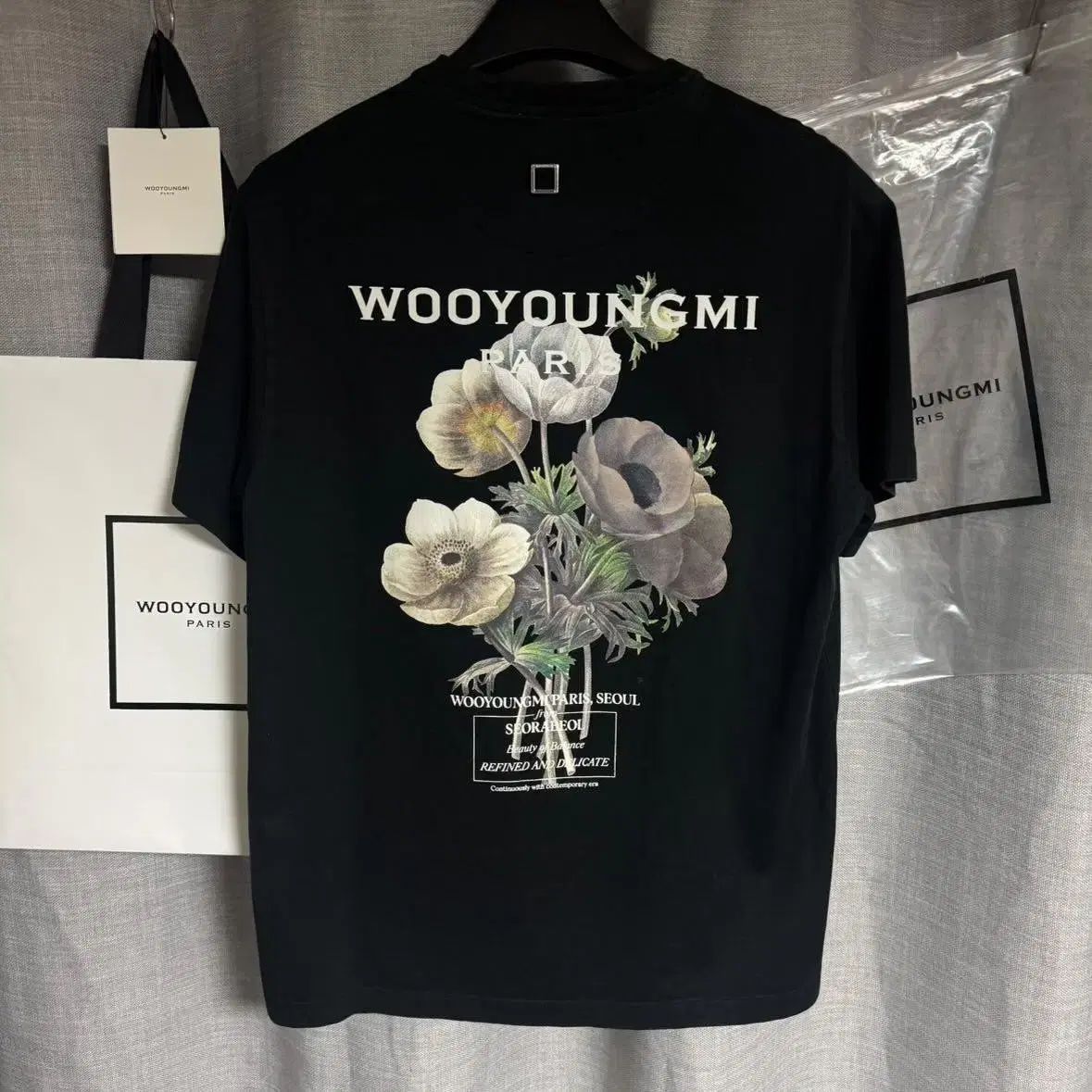 ((正規品)) ウーヨンミ フラワー 半袖
