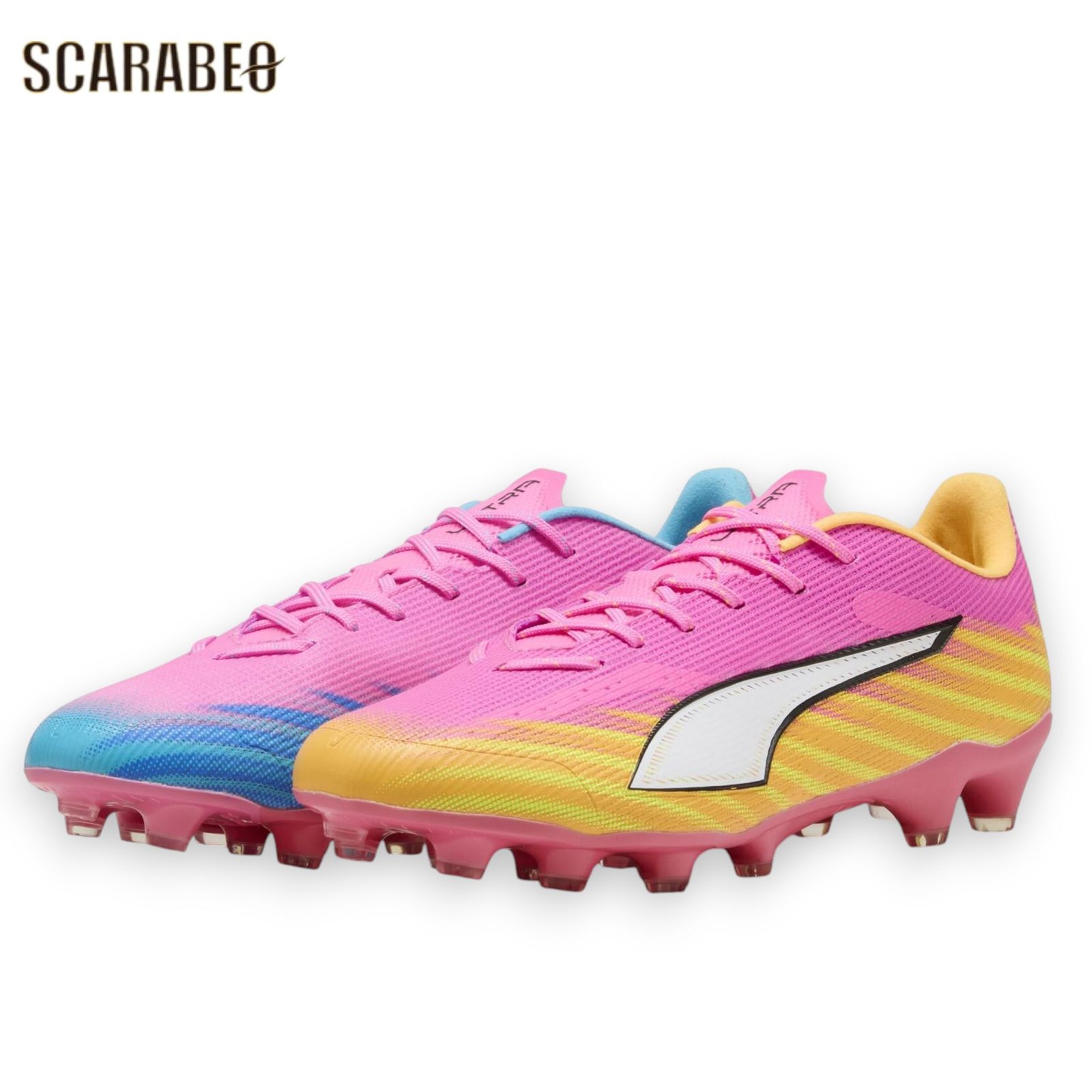 PUMA プーマ ウルトラ 6 プロ HG/AG SHOWTIME PACK サッカースパイク 土 人工芝 天然芝対応 ポイズンピンク 108994-05 26.5