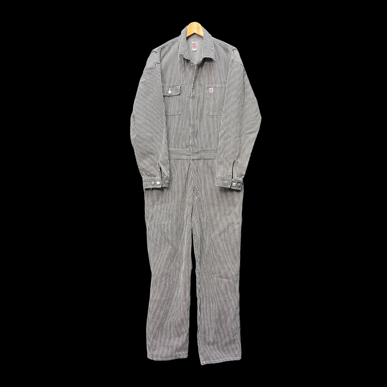 は*ぷ様 X-LARGE ヒッコリー オールインワン ツナギ 作業着 BIG BILL ヒッコリーオールインワン Large デニム ビッグビル ツナギ