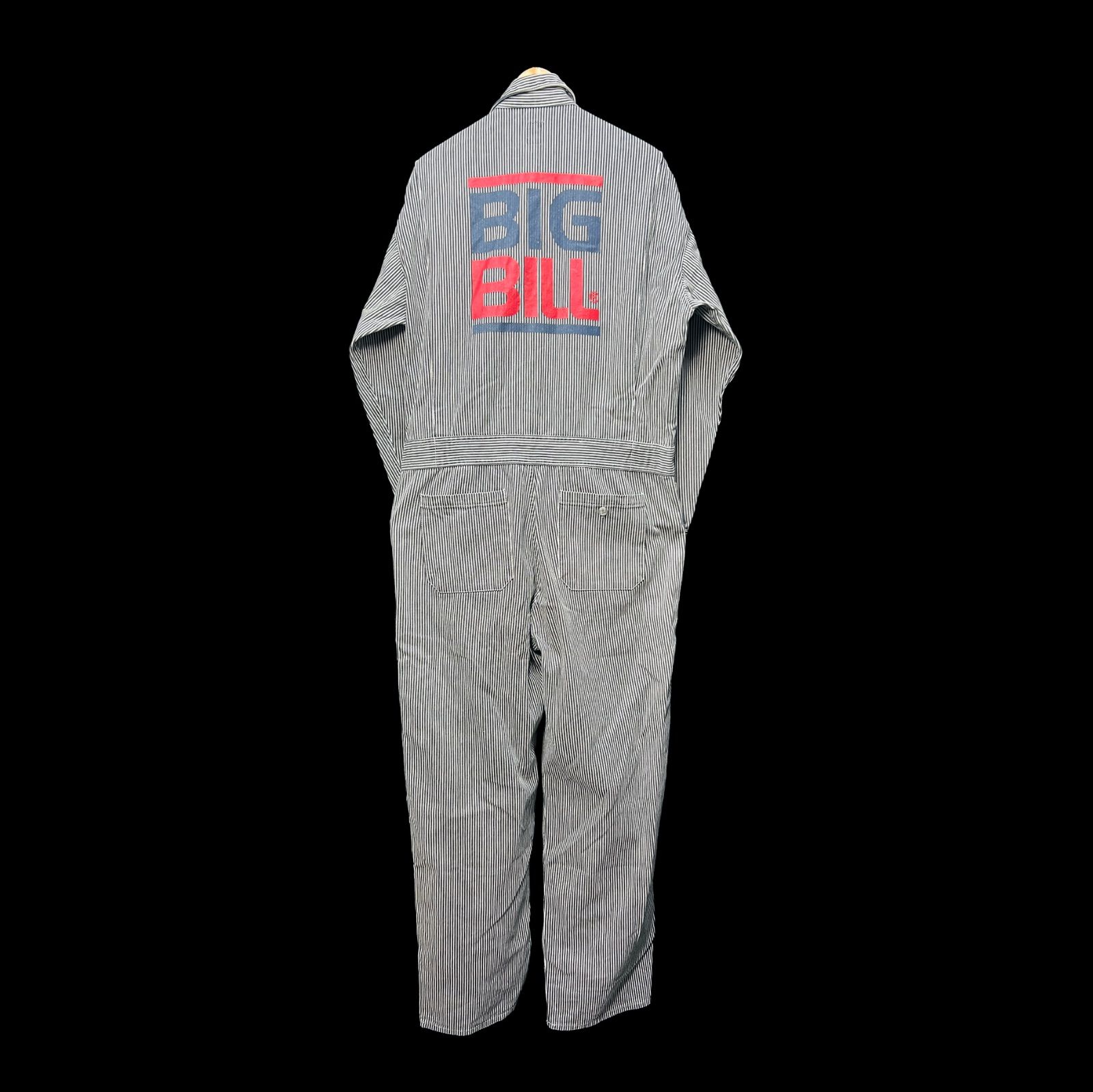 BIG BILL ヒッコリーオールインワン Large デニム ビッグビル ツナギ
