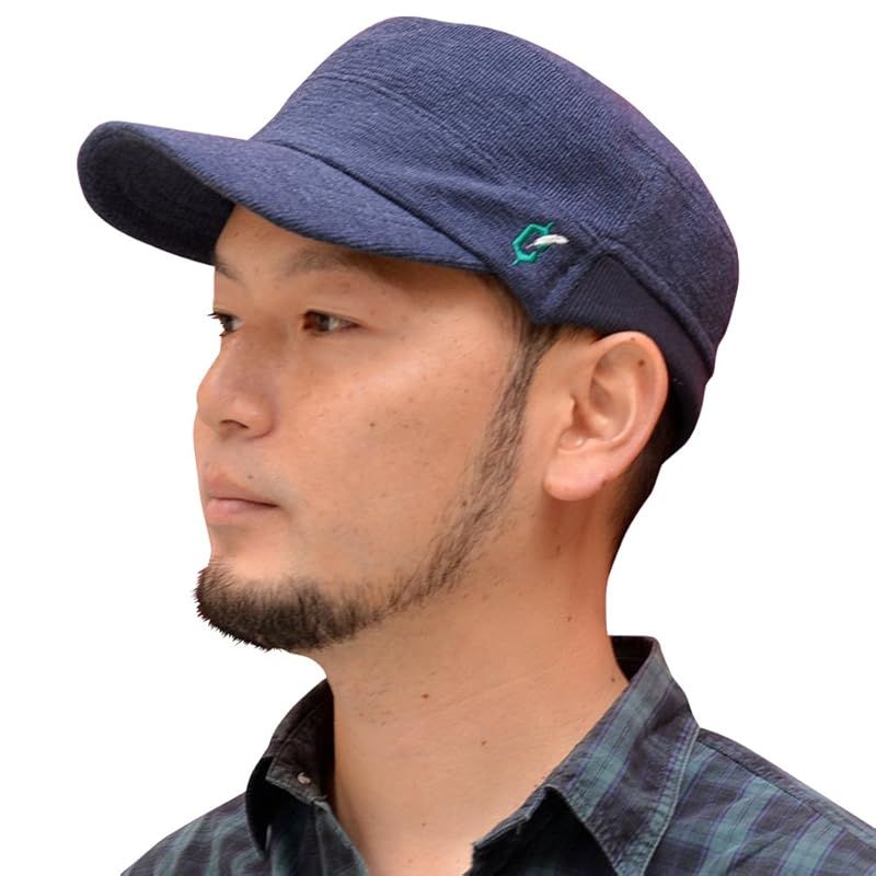 【新品】 [ナコタ] clef クレ エクストラパイル リブ ワークキャップ 帽子 キャップ Free Size ネイビー