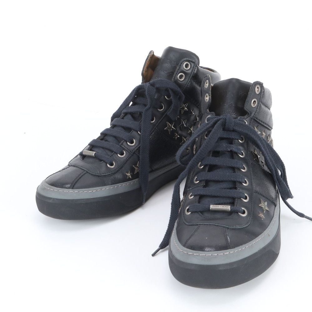 JIMMY CHOO (ジミーチュウ) スタースタッズ ハイカットスニーカー