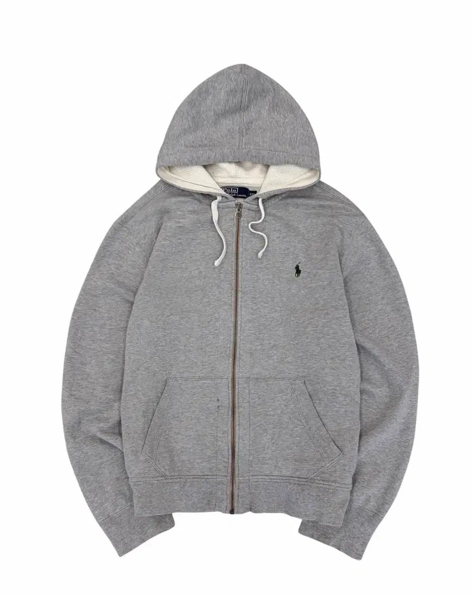 ポロラルフローレン フードジップアップ グレー (2XL)