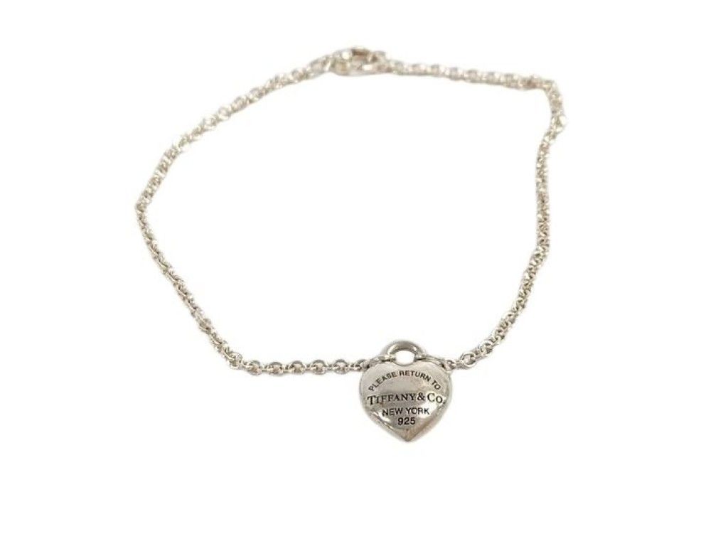Tiffany&Co. ティファニー ブレスレット リターントゥ フルハート シルバー系 SV925 レディース 美品