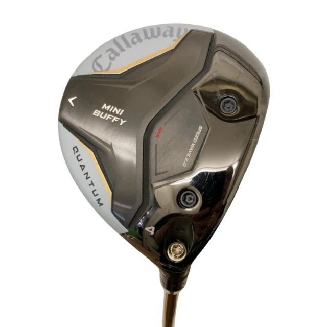 【中古】 キャロウェイ QUANTUM MINI BUFFY 4W フェアウェイウッド FW 純正特注シャフト (フレックスS) メンズ 男性用 右利き 右用 Cランク ゴルフクラブ