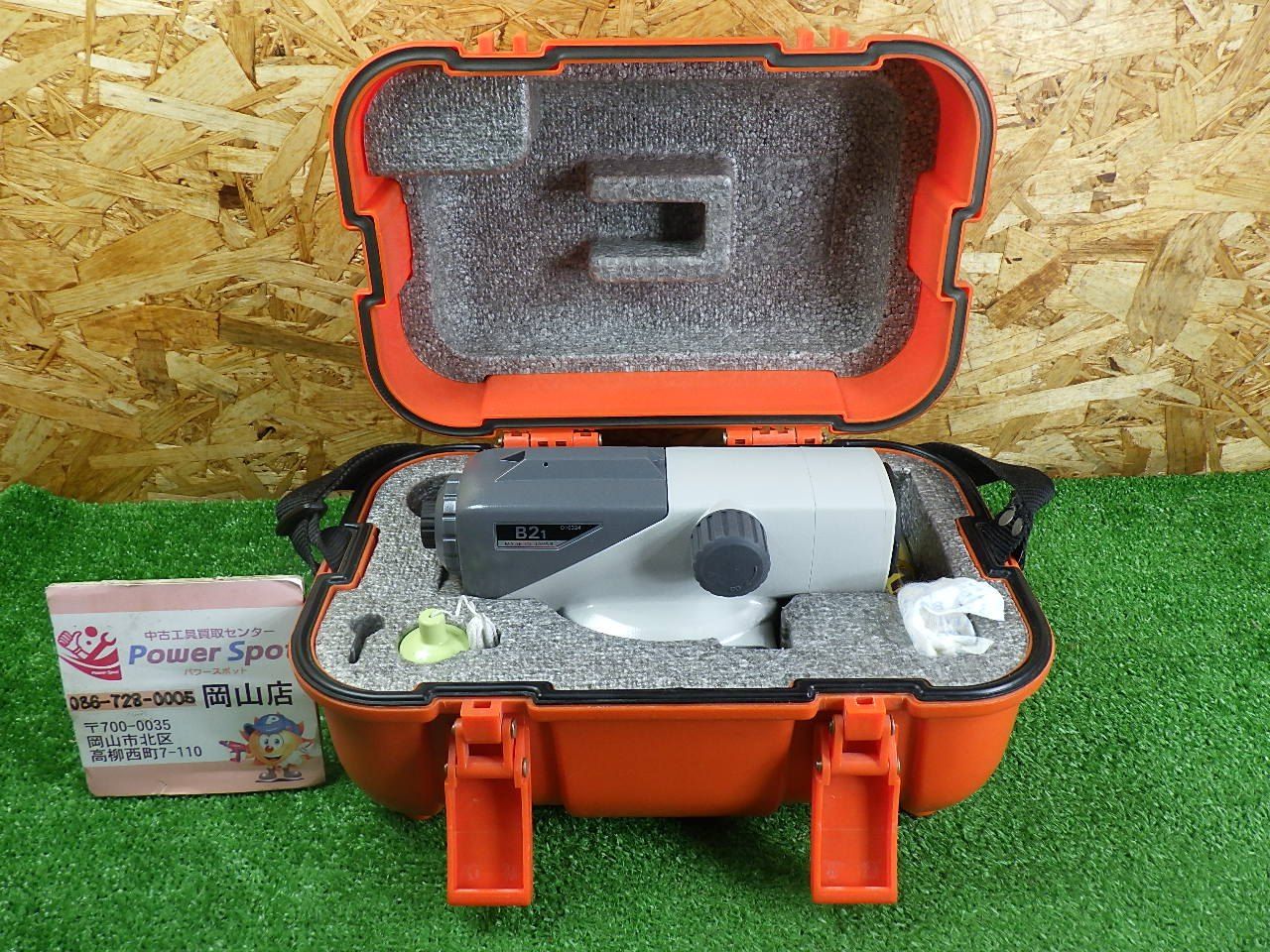 ソキア オートレベル B21 未校正の品 カバー割れあり 現状お渡し 工具 測定器 自動レベル SOKKIA 中古品
