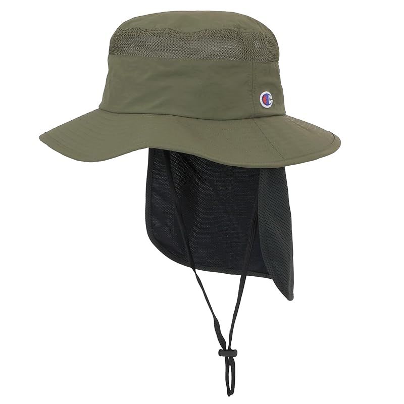 【新品】 Champion サンシールドハット UPF50+ 187-0115 カーキ
