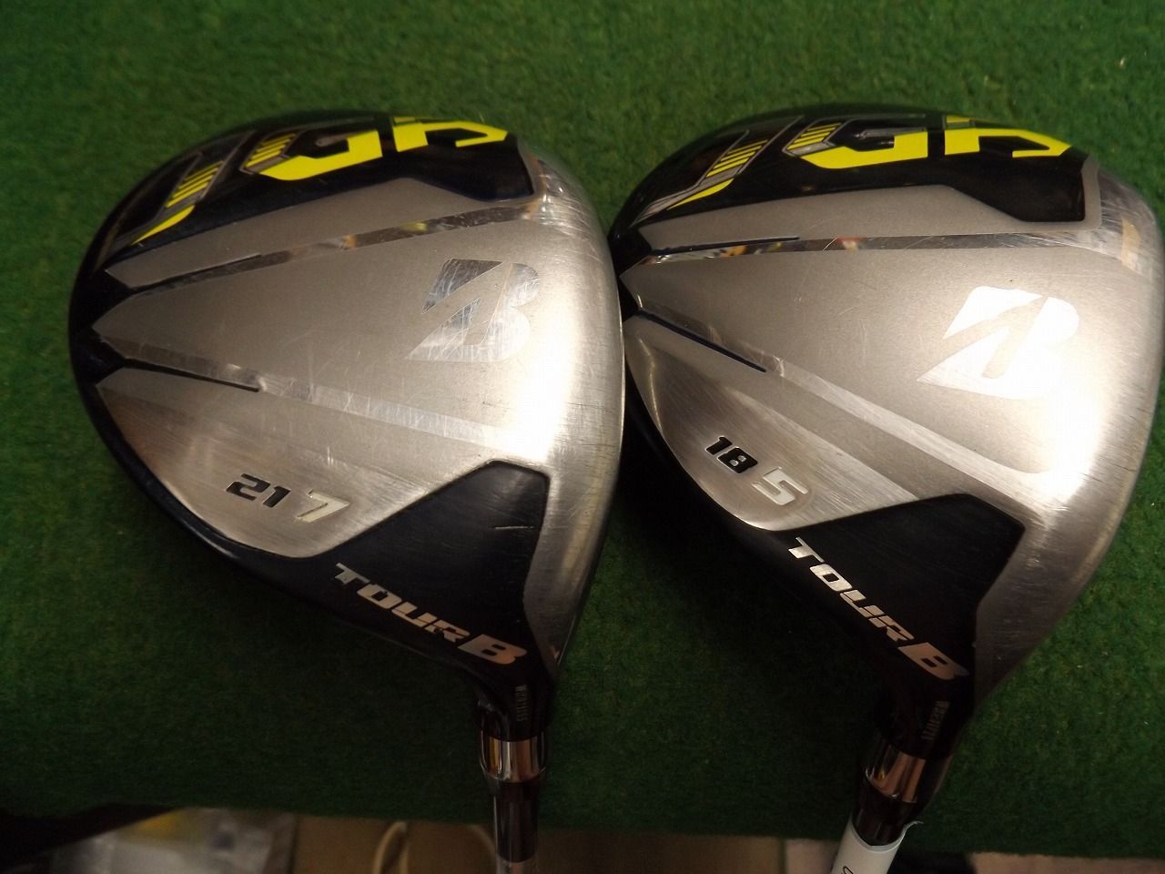 2866 TOUR B JGR 5W+7W 純正カーボン UNI-FLEX カバー劣化 セット 