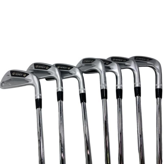 【中古】 キャロウェイ APEX CB(2024) 7S アイアンセット IR 純正特注シャフト (フレックスS) メンズ 男性用 右利き 右用 Cランク ゴルフクラブ