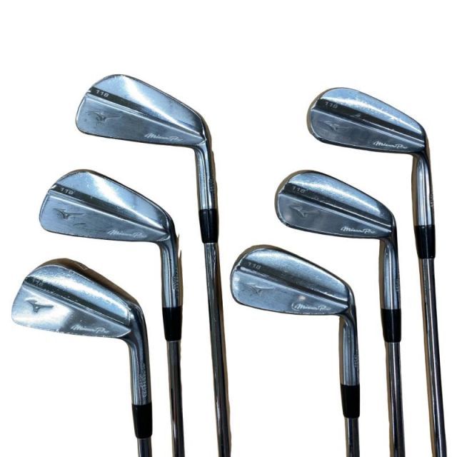 【中古】 ミズノ Mizuno Pro 118 6S アイアンセット IR 純正特注シャフト (フレックスR) メンズ 男性用 右利き 右用 Cランク ゴルフクラブ
