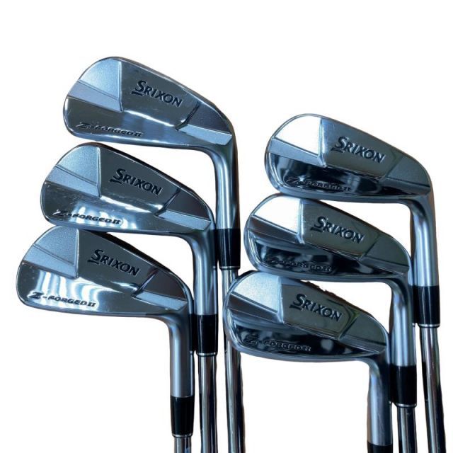 【中古】 ダンロップ SRIXON Z-FORGED II 6S アイアンセット IR KBS TOUR 120 (フレックスS) メンズ 男性用 右利き 右用 Cランク ゴルフクラブ