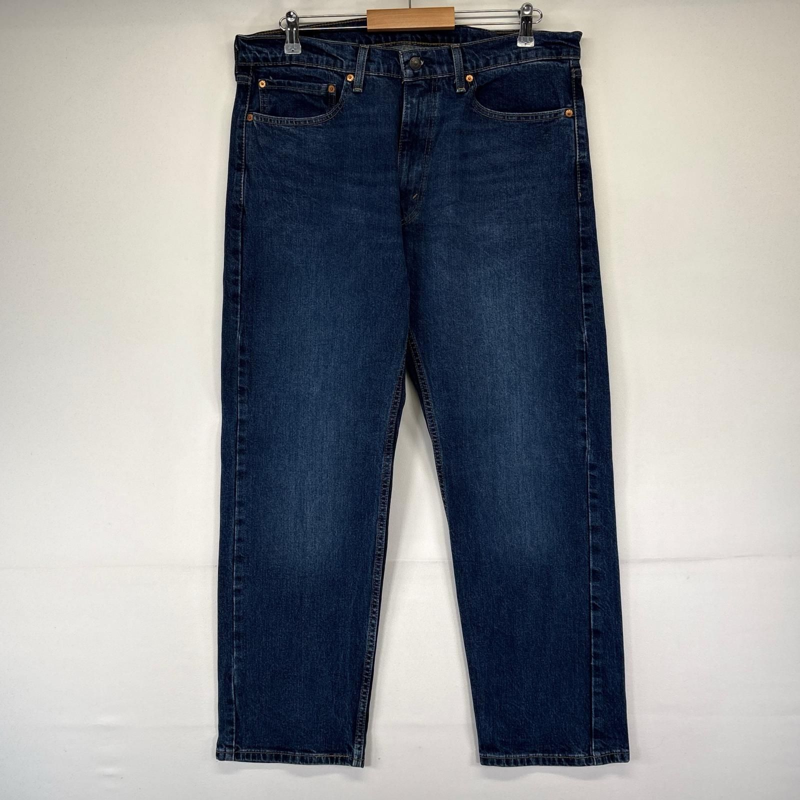 古着 リーバイス Levi's デニム パンツ 505 ジーパン ストレート ジッパーフライ W36×L30 ブルー系 メンズ