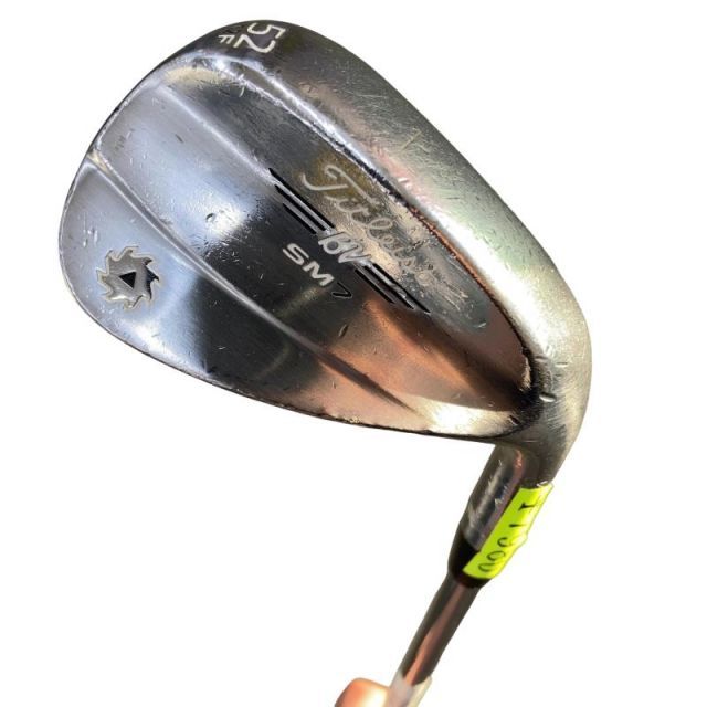 【中古】 タイトリスト VOKEY SPIN MILLED SM7 ツアークロム 52°/12°F ウェッジ WG Dynamic Gold (フレックスS) メンズ 男性用 右利き 右用 Dランク ゴルフクラブ
