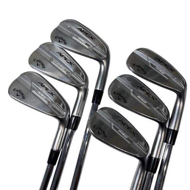 【中古】 キャロウェイ APEX PRO(2021) 6S アイアンセット IR Dynamic Gold (フレックスS) メンズ 男性用 右利き 右用 Cランク ゴルフクラブ