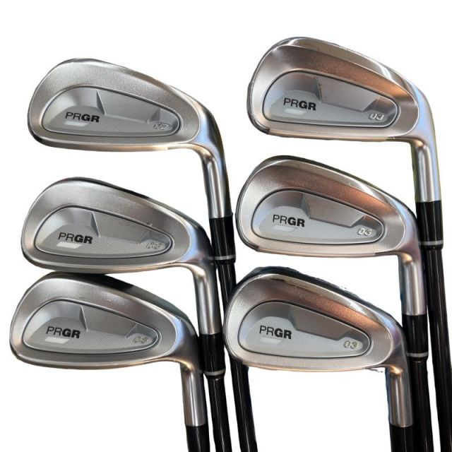 【中古】 プロギア PRGR 03(2025) 6S アイアンセット IR Diamana M FOR PRGR(2025 IR) (フレックスSR) メンズ 男性用 右利き 右用 Cランク ゴルフクラブ