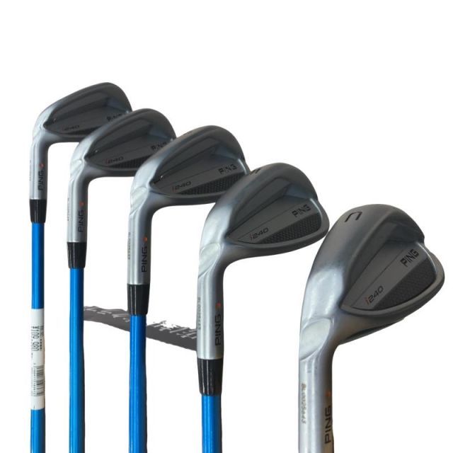 【中古】 ピン i240 5S レフティ アイアンセット IR ALTA J CB BLUE(IR) (フレックスS) メンズ 男性用 左利き レフティ 左用 Cランク ゴルフクラブ