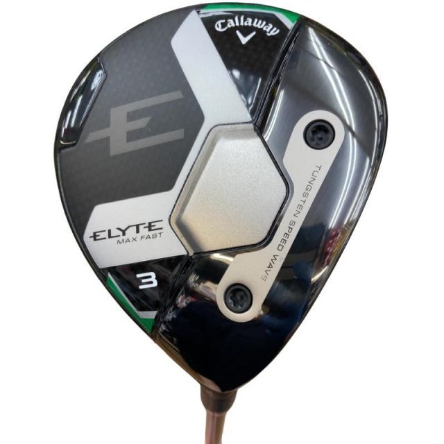 【中古】 キャロウェイ ELYTE MAX FAST 3W フェアウェイウッド FW LIN-Q GREEN 40 for CW(ELYTE FW) (フレックスSR) メンズ 男性用 右利き 右用 Cランク ゴルフクラブ