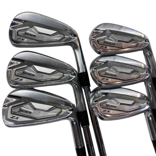 【中古】 ダンロップ SRIXON ZX5 Mk II 6S アイアンセット IR NS PRO 950GH neo DST (フレックスS) メンズ 男性用 右利き 右用 Cランク ゴルフクラブ