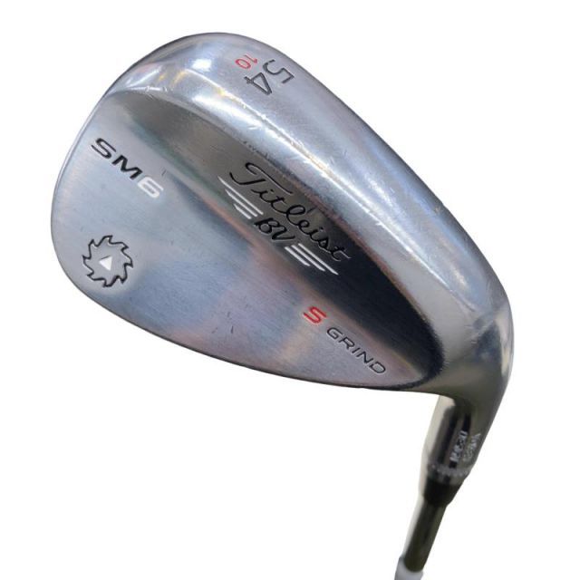【中古】 タイトリスト VOKEY SPIN MILLED SM6 ツアークロム 54°/10°S ウェッジ WG Dynamic Gold (フレックスS) メンズ 男性用 右利き 右用 Cランク ゴルフクラブ