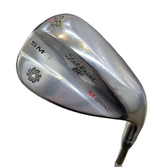 【中古】 タイトリスト VOKEY SPIN MILLED SM6 ツアークロム 58°/08°M ウェッジ WG Dynamic Gold (フレックスS) メンズ 男性用 右利き 右用 Cランク ゴルフクラブ