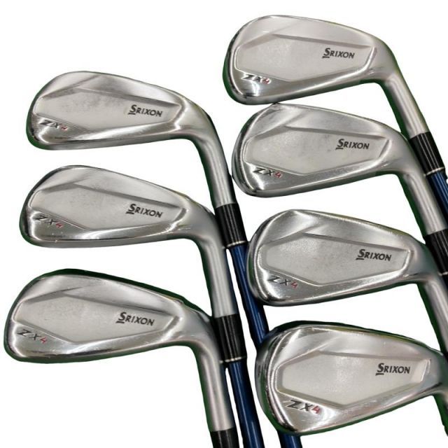 【中古】 ダンロップ SRIXON ZX4 9S アイアンセット IR Diamana ZX for IRON (フレックスS) メンズ 男性用 右利き 右用 Cランク ゴルフクラブ