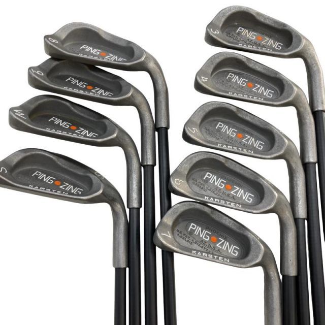 【中古】 ピン ZING ステンレス 9S アイアンセット IR KARSTEN 101 (フレックスその他) メンズ 男性用 右利き 右用 Dランク ゴルフクラブ