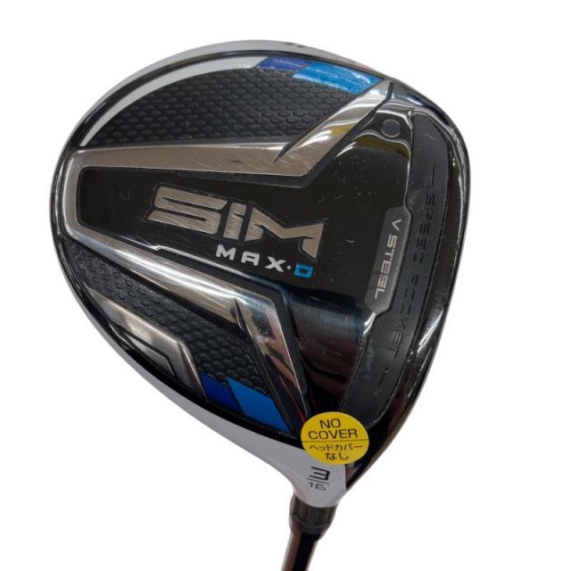 【中古】 テーラーメイド SIM MAX-D 3W フェアウェイウッド FW 純正特注シャフト (フレックスR) メンズ 男性用 右利き 右用 Cランク ゴルフクラブ
