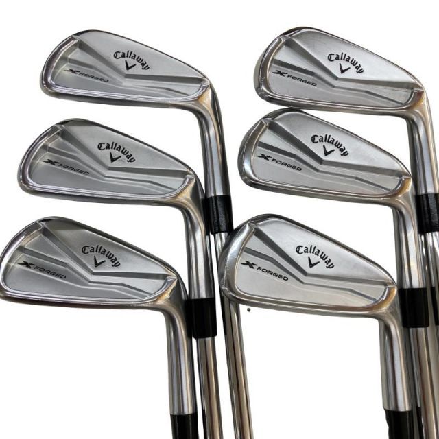 【中古】 キャロウェイ X FORGED(2024) 6S アイアンセット IR Dynamic Gold MID 115 (フレックスS) メンズ 男性用 右利き 右用 Cランク ゴルフクラブ