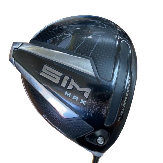 【中古】 テーラーメイド SIM MAX 10.5° ドライバー DR 純正特注シャフト (フレックスS) メンズ 男性用 右利き 右用 Cランク ゴルフクラブ