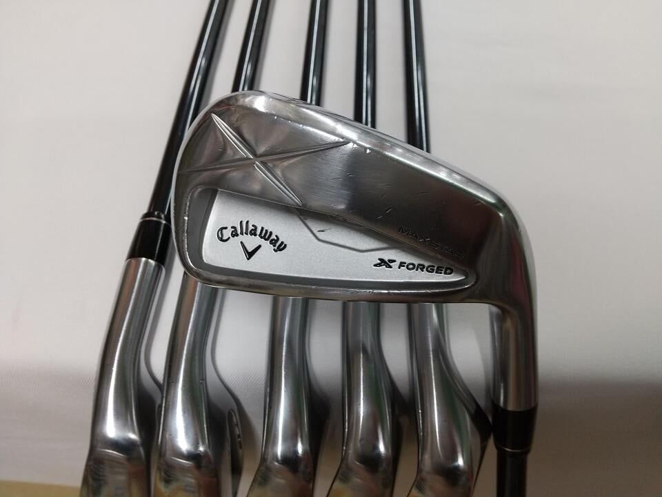キャロウェイ　X FORGED MAX STAR　UST recoil DART 6T for Callaway　UNIフレックス　アイアンセット　中古　ゴルフドゥ！山口防府店【最短即日発送】