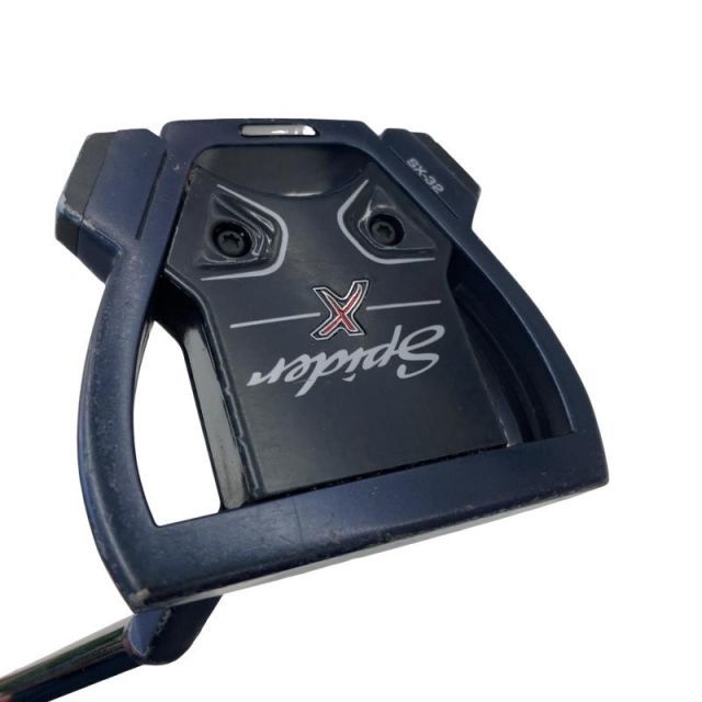 【中古】 テーラーメイド Spider X BLUE/WHITE スモールスラント 33インチ パター PT スチール(ブラック) (フレックスその他) メンズ 男性用 右利き 右用 Cランク ゴルフクラブ