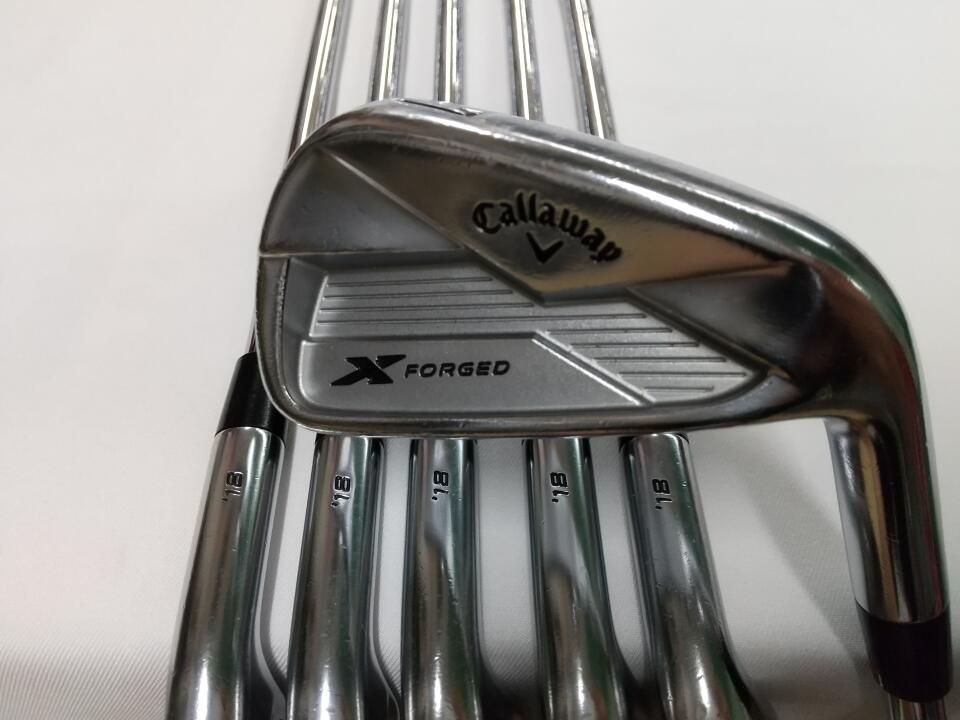 キャロウェイ　X FORGED 2018　NSプロ950GH　Sフレックス　アイアンセット　中古　ゴルフドゥ！山口防府店【最短即日発送】