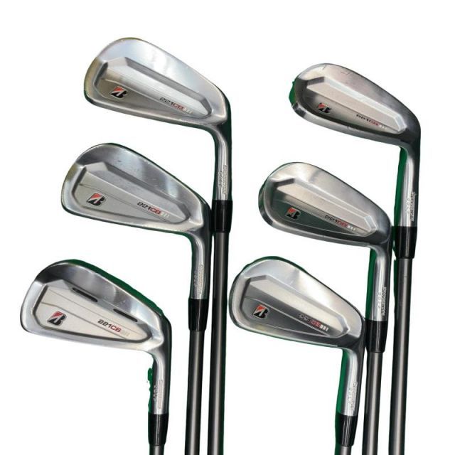 【中古】 ブリヂストン BRIDGESTONE 221CB 6S アイアンセット IR TENSEI BS Black 80i (フレックスS) メンズ 男性用 右利き 右用 Cランク ゴルフクラブ
