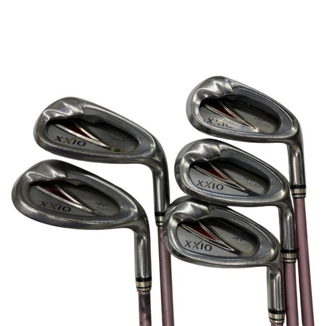【中古】 ダンロップ XXIO(2014) 5S(ボルドー) レディース アイアンセット IR XXIO MP800L(アイアン)ボルドー (フレックスL) レディース 女性用 右利き 右用 Dランク ゴルフクラブ
