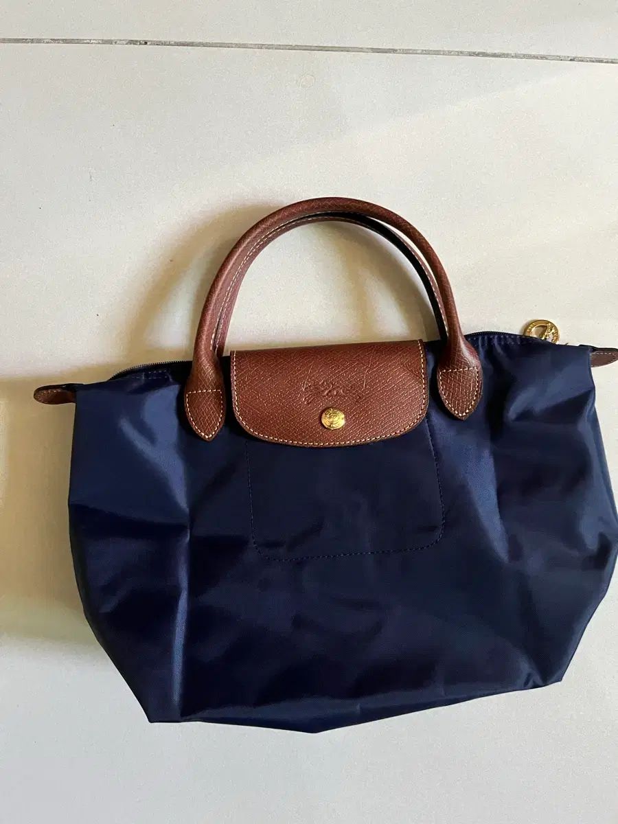 ロンシャン フリップバッグ トートバッグ ネイビー 新品