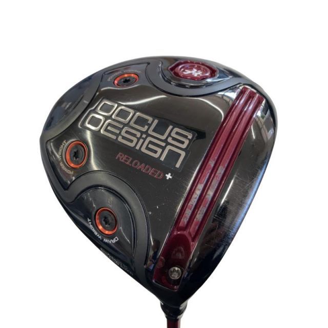 【中古】 DOCUS DOCUS DESIGN RELOADED+(ブラック) 1W ドライバー DR DOCUS TRINITY (フレックスSR) メンズ 男性用 右利き 右用 Cランク ゴルフクラブ