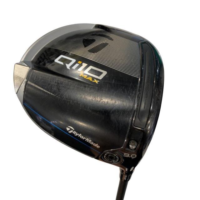 【中古】 テーラーメイド Qi10 MAX 9° ドライバー DR 純正特注シャフト (フレックスS) メンズ 男性用 右利き 右用 Cランク ゴルフクラブ
