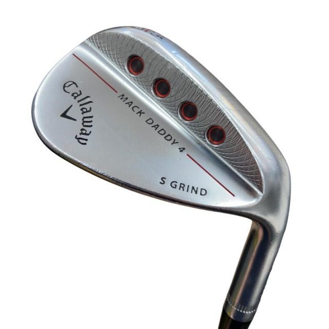 【中古】 キャロウェイ MACK DADDY 4 クロムメッキ 56°/10°S USA ウェッジ WG Dynamic Gold TOUR ISSUE 115(レッド) (フレックスS) メンズ 男性用 右利き 右用 Cランク ゴルフクラブ