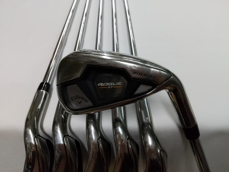 キャロウェイ　ROGUE ST MAX OS　ダイナミックゴールド 95　S200フレックス　アイアンセット　中古　ゴルフドゥ！山口防府店【最短即日発送】