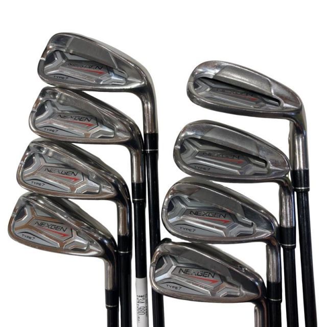 【中古】 ゴルフパートナー NEXGEN(2019) 9S アイアンセット IR NEXGEN E.I.F(BK) JI-895-8 (フレックスその他) メンズ 男性用 右利き 右用 Cランク ゴルフクラブ