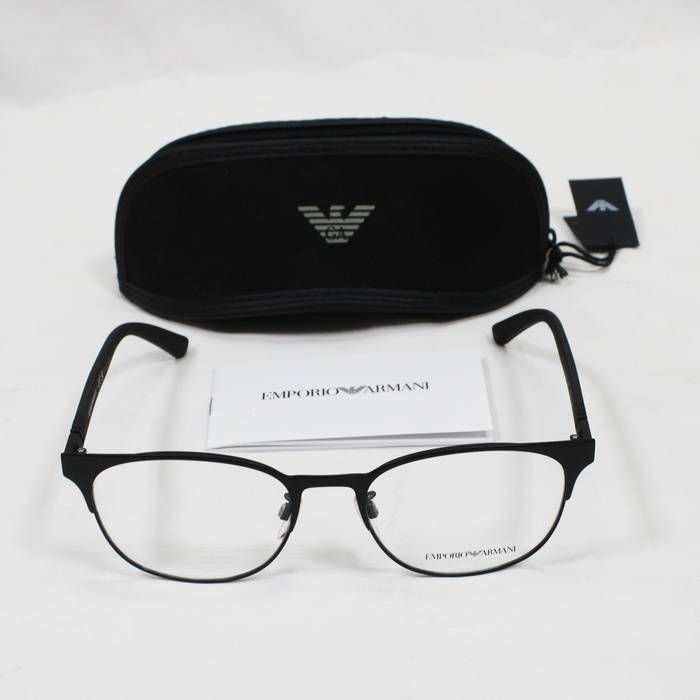 【正規未使用品】EMPORIO ARMANI エンポリオアルマーニ EA1139 3001 マットブラック 眼鏡 メガネフレーム ソフトケース クロス付き☆◎249◎
