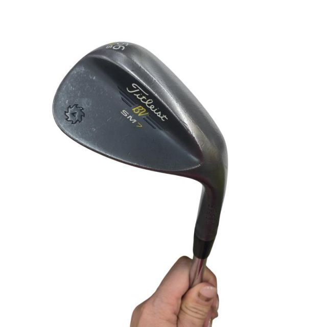 【中古】 タイトリスト VOKEY SPIN MILLED SM7 ジェットブラック 56°/10°S USA ウェッジ WG Dynamic Gold (フレックスその他) メンズ 男性用 右利き 右用 Cランク ゴルフクラブ