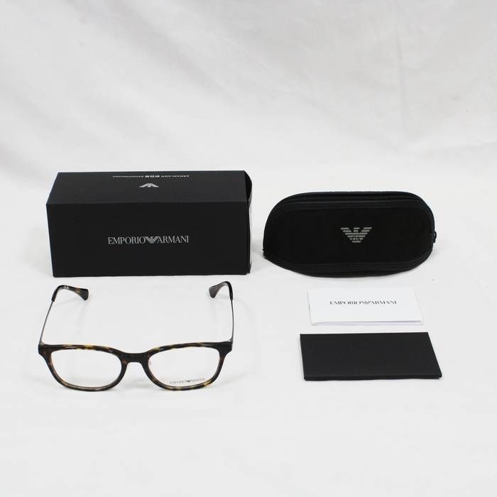 【正規未使用品】EMPORIO ARMANI エンポリオアルマーニ EA3217D 5026 シャイニーハバナ 眼鏡 メガネフレーム ソフトケース クロス付き☆◎125◎