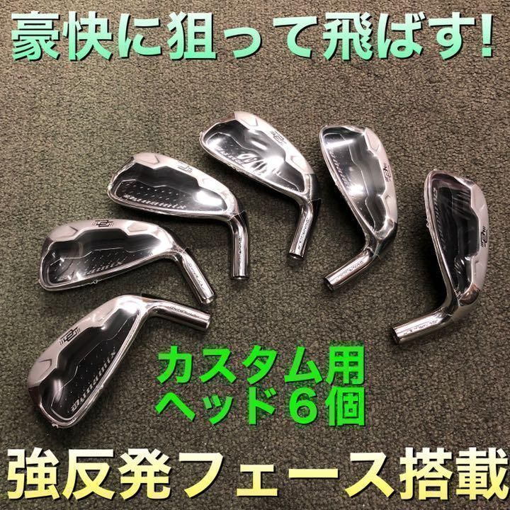 【ヘッド6個】強反発で飛ばす! ダイナミクス アイアン カスタム用ヘッド単品 22,499円