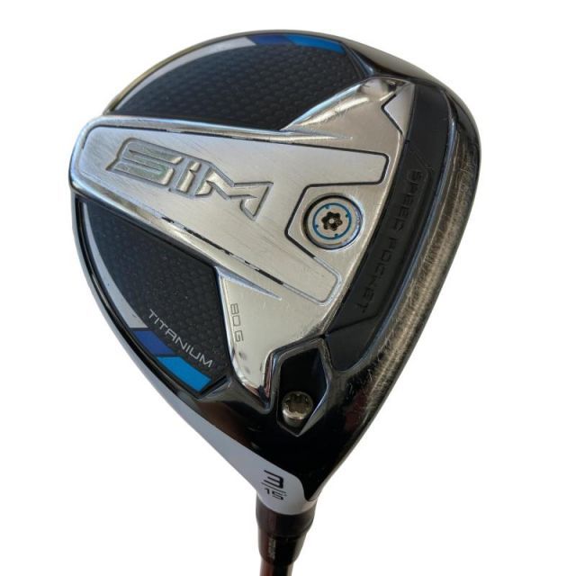【中古】 テーラーメイド SIM 3W フェアウェイウッド FW リシャフト (フレックスその他) メンズ 男性用 右利き 右用 Cランク ゴルフクラブ