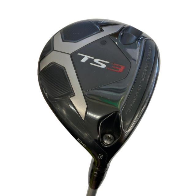 【中古】 タイトリスト TS3 15° フェアウェイウッド FW 純正特注シャフト (フレックスSR) メンズ 男性用 右利き 右用 Dランク ゴルフクラブ